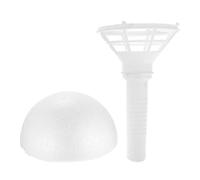 OHPHCALL Support de Bouquet Mariage en Mousse Demi-Sphère Ø 20 CM, Porte-Bouquet à Main Léger pour Fleurs Fraîches, Accessoire DIY pour Création de Bouquet de Mariée