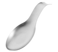 OHPHCALL Support de Louche en Acier Inoxydable Surface Lisse et Crochets Faciles à Ranger, Repose-cuillère Classique Cuisine Élégante et Pratique
