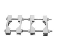OHPHCALL Support de Mâts Double Antenne en Fer M6 Résistant aux Intempéries pour Installations Extérieures sur Toit Stabilité Améliorée du Signal