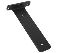 OHPHCALL Support D'étagère Invisible Noir en Fer, Équerre Multifonctionnelle et Gain de Place pour Montage sur Étagère Solide et Discret