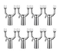 OHPHCALL Support Lissage pour Alliage Arbre en Branche Fruitier D'aluminium Argenté, 8pcs, Outil de Branches Support pour Fête été Jardins Ornementaux