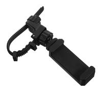 OHPHCALL Support Téléphone Lyre Réglable en Métal Noir, Clip pour Trompette et Trombone, Solution Sécurisée pour Concerts et Pratiques en Plein Air
