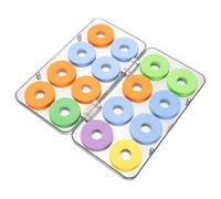 OHPHCALL Supports de Rangement Bobines de Fil de Pêche Enrouleur Étui de Protection pour Bobine 16 Pièces pour Pêche Carpe et Truite Couleur Aléatoire