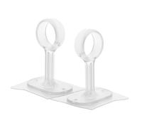 OHPHCALL Supports de Tringle à Rideaux sans Perçage 2 Pièces, Installation au Plafond Facile, Compatibles Rideaux Lourds, Usage Domestique et Professionnel