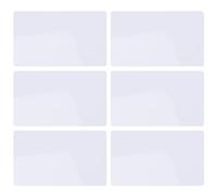 OHPHCALL Tableau Blanc Magnétique A5 pour Écrire des Messages et Organiser 6pcs Effaçable à Sec en Pet Feuille Magnétique pour Bureau et Maison