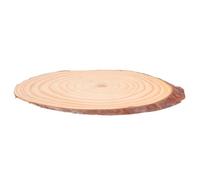 OHPHCALL Tranches de Bois Ovales Soi-même, Surface Lisse, Décoratives, Dimensions 10,5-14,5 Cm, Bois Naturel Non Finition, pour Décor Rustique Maison ou Mariage