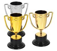 OHPHCALL Trophées Accessoires Colorés Lot de 3 Légers et Sûrs en Plastique et Décoratifs pour Cérémonies Scolaires et Journées D'athlétisme pour Récompenses