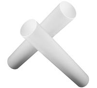 OHPHCALL Tube D'expédition Rond en Plastique Blanc pour Affiches et Plans, Lot de 2 Pièces, Protection et Transport Sécurisé pour Artistes et Étudiants
