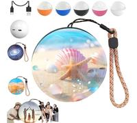 Ohphnt boule de noel video,lampe sphérique à mémoire de forme,lampe boule de mémoire vidéo, et photos téléchargeables, souvenir de moments de famille, rechargeable par USB, de cristal 3D pour