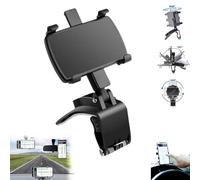 Ohphnt Inovia France,360° Car Phone Holder,swivelling Stand Smartphone,multifunctionalCar Dashboard Mobile Phone Holder-Black||1pcs