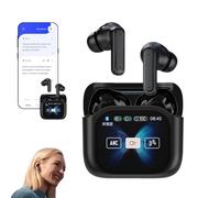 Ohphnt Ne20 Traducteur De Têtes，écouteurs Ne20 Bluetooth，écouteurs De Traductrice，Contrôle Tactile, Étanches, sans Fil, LED, pour Les Voyages, Les Affaires Et L'apprentissage.-Schwarz