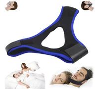Ohphnt Veralabs Airflow Jaw Strap,sangleflow Sangle De Machoire,Sangle De Machoire Anti Ronflement,Dormir Bouche Fermée,mentonnière pour Dormir,Sangles Anti-ronflement, Masque De Mâchoire Airflow