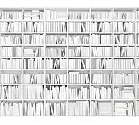 OhPopsi Grande décoration Murale Bibliothèque, Papier, Multicolore, 56,5 x 10 x 10 cm