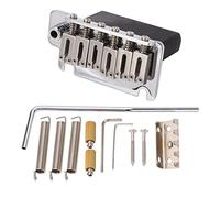 OHPXNZXN Electric Guitar Tremolo System 6 String Bridge Saddles Set Replacement Professional Instrument Parts