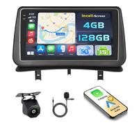 Ohradio 4G+128G Android 15 Autoradio 9" pour Renault Clio CarPlay | Wireless CarPlay. Android Auto. WiFi. FM/RDS. BT. Caméra + MIC