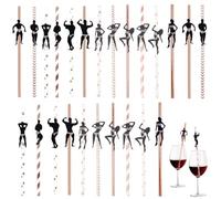 OHREN 24 Pailles EVJF Accessoire, Masculines Musculaires, Enterrement De Vie De Jeune Fille, Deco EVJF, adeau EVJF