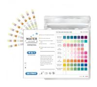 OHREN 50 bandelettes de test de dureté de l'eau, Test de dureté totale (douce, moyenne et dure), Test TH, Testeur eau, Bandelette aquarium