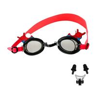 OHREN Lunettes de Natation 1 Pièces, Étanches et Anti-buée, Vision Claire, UV Protection, Confortables, avec Plaquettes de Nez 3 Tailles, de Piscine et Natation pour Garçons Filles 3-12 Ans