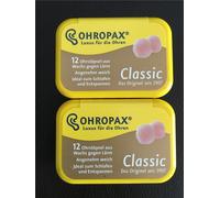 Ohropax-Bouchons D'oreille Classiques D'origine,Confortables,Pour Avertir Le Sommeil En Voyage,Réduction Du Bruit,6 Paires