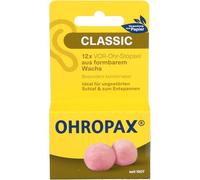OHROPAX Classic Wachs Vor-Ohr Stöpsel, 12 pc Bouchons d'oreilles
