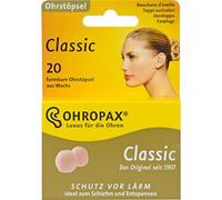 OHROPAX Classique Bouchons d'oreilles, Lot De 20