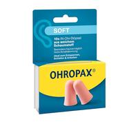 OHROPAX Lot de 10 bouchons d'oreille souples en mousse souple - Particulièrement discret et confortable - Indice d'isolation acoustique SNR 31 dB - Idéal pour se détendre, dormir et travailler
