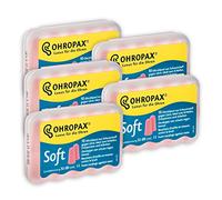Ohropax Lot de 5 bouchons d'oreille souples - 5 x 10 bouchons d'oreille