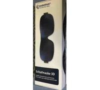 Ohropax Masque de nuit 3D – Bloque complètement la lumière – 1 pièce avec bouchons d'oreilles