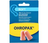 OHROPAX Lot de 10 bouchons d'oreille souples en mousse souple - Particulièrement discret et confortable - Indice d'isolation acoustique SNR 31 dB - Idéal pour se détendre, dormir et travailler