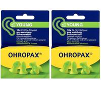 OHROPAX Yound Schaumstoff In-Ohr Stöpsel, 10 pc Bouchons d'oreilles (Lot de 2)
