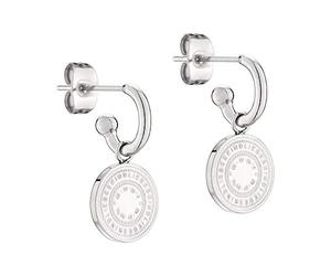 Ohrring mit Anhänger aus Edelstahl