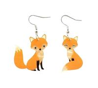 Ohrringe in 585 süße Tierohrringe, Accessoires für Frauen und Mädchen als Geschenk Horn Ohrringe (B, 3.4cm)