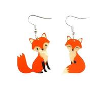 Ohrringe in 585 süße Tierohrringe, Accessoires für Frauen und Mädchen als Geschenk Horn Ohrringe (A, 3.4cm)