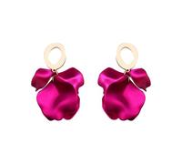 Ohrringe Kinder Silber 925 Mädchen Hänger reifes und elegantes Acryl-Design, gespleißte Ohrringe für Frauen Ohrringe Stäbchen (C, 7.5x3.5cm)