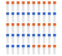Ohsilv 50Pcs 1,8 ML en Plastique Gradué 0,063 Oz Tube à Essai Cryovial Tube D'éChantillon avec Bouchon de Joint