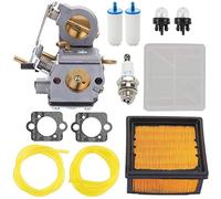 Ohsilv 578 24 34-01 Kit de Carburateur C3-EL53 pour K750 K760 510 C3-EL43C + Bougie D'Allumage D'Ampoule de Carburant de Filtre à Air