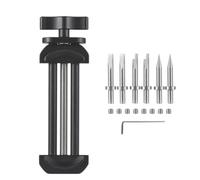 Ohsilv Outil Réparation D'Appareil Photo avec Embouts Plats et Pointus Amovibles pour Objectif D'Appareil Photo, Kit Réparation D'Objectif Entièrement Métallique avec 6 Embouts et 8 Vis