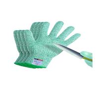 ohsuni 2 paires de gants résistants aux coupures pour enfants de 4 à 6 ans, gants de coupe de protection de niveau 5, qualité alimentaire pour cuisiner, sculpter le bois, jardinage et bricolage