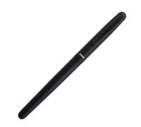 OHTO CR02 CR02 Stylo à bille en céramique, pointe fine de 0,5 mm, corps en aluminium d'épaisseur moyenne avec composants en laiton, noir mat, encre noire rechargeable à base d'eau, CR02-05-MBK