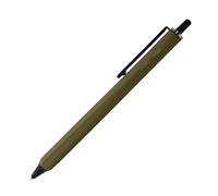 OHTO GS02-G5-KK Stylo à encre gel à pointe aiguille rétractable Pointe fine de 0,5 mm Corps hybride entièrement métallique pour une écriture lisse et équilibrée Corps hybride Noir Séchage ultra rapide