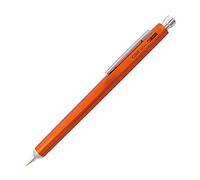 OHTO Needle-point Grand Standard Orange Stylo à bille à mine fine avec boîtier en aluminium anodisé et recharge 0,7 mm (noir)