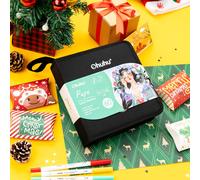 Ohuhu Dual Tip Brush Pens - 60 Colors, Water-Based Coloring Markers for Calligraphy and Journaling