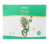 Ohuhu Set de marqueurs à l’alcool à embout pinceau - 120 couleurs, double embout (pinceau et ciseau), pour artistes adultes, coloriage et dessin - Série Honolulu