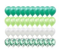 Ohulelks 120 Pièces 12 Pouces Mélange Confettis Ballon en Latex pour Anniversaire Douche Ballons de Mariage Décorations de Fête Facile à Utiliser G