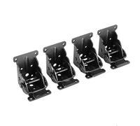 Ohulelks 4 Pieces Pliant Cadre De Soutien Auto- Verrouillage Charniere Garnitures De Jambe De Table Et Goussets - Pour Plier Jambes Pliantes Table De Travail Bureau Pliant Expansion