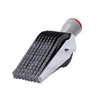 Ohulelks 8 Chiffres Alphabet Anglais Lettre Nombre Roulant en Caoutchouc Timbre Emboss Diy Scrapbooking Rouleau ÉCole DéCor à