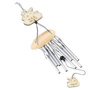 Ohulelks B Carillons éOliens en MéTal Cloche de Jardin Carillon éOlien Cloches de FenêTre DéCoration Murale DéCoration de Maison Cloche à Vent en Bois
