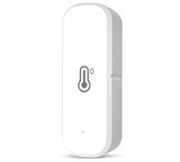 Ohulelks Capteur D'Humidité et de Température ZigBee Hygromètre Intelligent Thermomètre Surveillance à Distance et Alertes Maison Intelligente