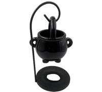 Ohulelks Chaudron à Suspendre Brûleur de Cire Chaudron de Sorcière Bougeoir Essentielle Encens Diffuseur D'Arômes Bougie Chauffe-Plat Décor
