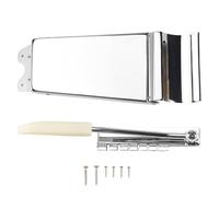 Ohulelks Cordier a Queue Creuse Jazz Guitare Trémolo Bridge Argent pour Les Pièces de Guitare Lp